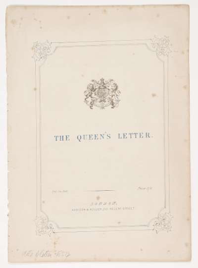 The Queen’s Letter