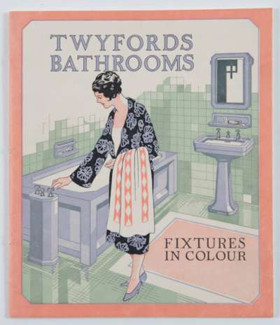 Twyford Bathrooms: Fixtures in Colour catalogue of Bathroom fittings, 1935