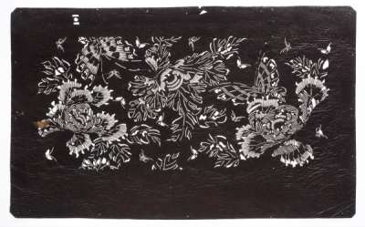 ‘Botan’ (Peony) and ‘Chou’ (Butterfly) first katagami stencil