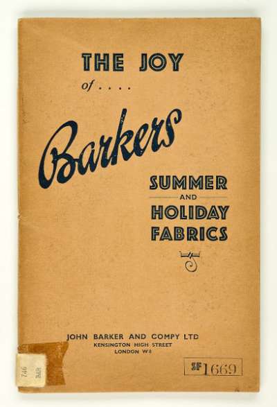 The joy of …/ Barkers summer and holiday fabrics