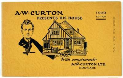 A.W. Curton Presents His House. Brochure for new houses in Edgware, 1939