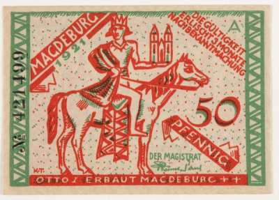 50 Pfennig Magdeburg notgeld