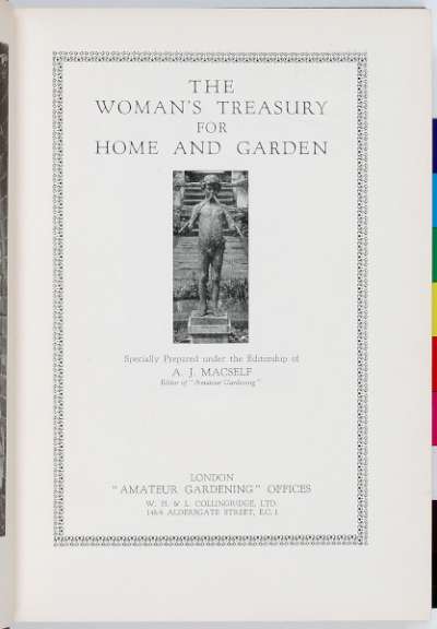 The Woman’s Treasury for Home and Garden
