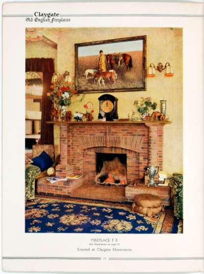 Catalogue of Claygate Old English fireplaces, Fulham