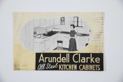 Arundell Clarke all steel kitchen cabinets