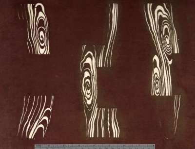 Kanzemizu (flowing spiral water) pattern stencil