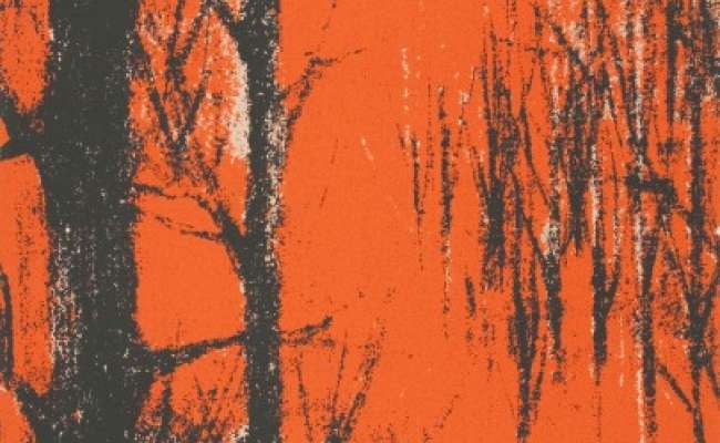 Treescape – orange colourway