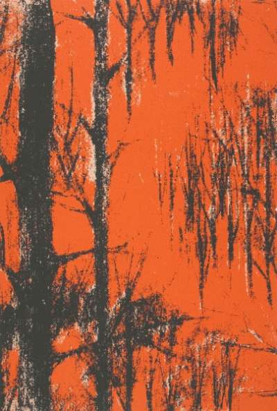 Treescape – orange colourway