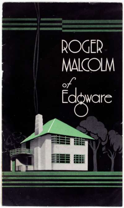 ‘Roger Malcolm of Edgware’ brochure for new houses, 1935.