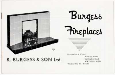 Catalogue for Burgess fireplaces