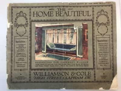 The Home Beautiful: Artistic Furnishing Fabrics Trade Catalogue