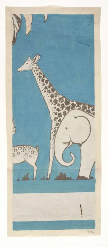 Elephant and giraffe