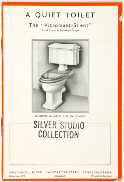 A quiet toilet, the “Vitromant-silent, available in white and six colours